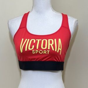 Victoria’s Secret Victoria Sport Spell Out Racerback Sports Bra Large
